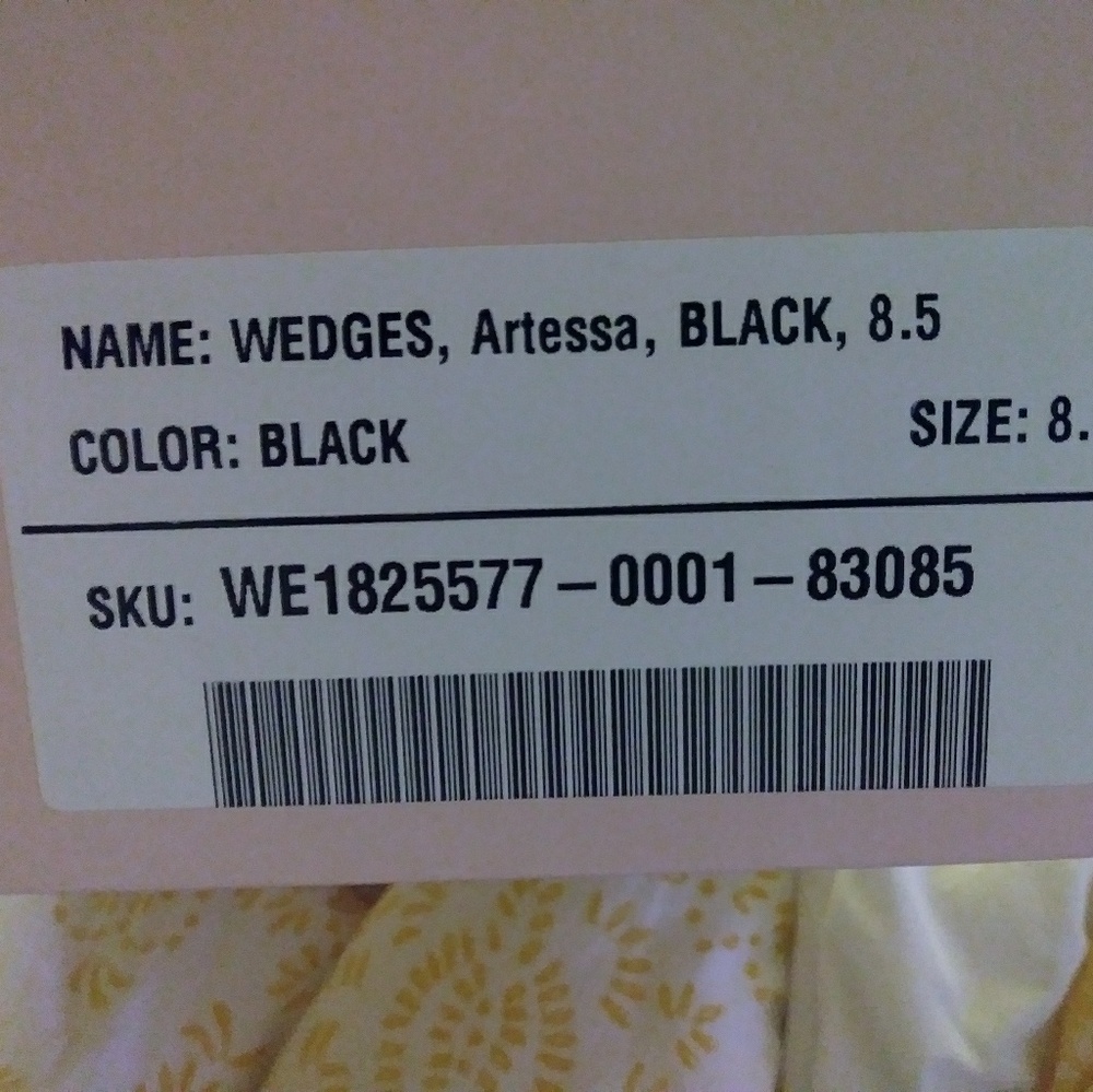 Just Fab Summer Wedges Size 8.5 - Picture 2 of 5